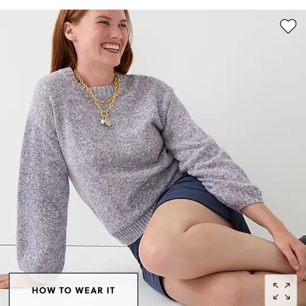 J.Crew Puff sleeve sweater
